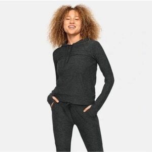 Outdoor Voices All Day Cloudfit Hoodie in Charcoal